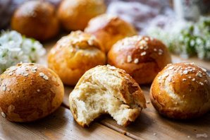 Булочки с овсяными хлопьями Булочки с овсяными хлопьями