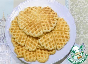 Миндальные вафли со стевией