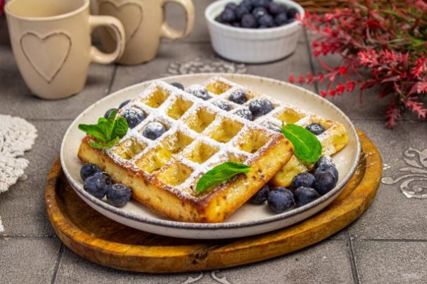 Венские вафли в силиконовой форме Венские вафли в силиконовой форме