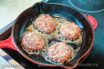 Котлеты из мяса с квашеной капустой