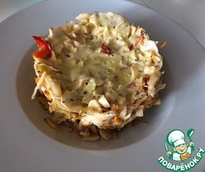 Капустная запеканка "Блин в капусте"