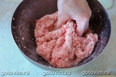 Котлеты из мяса с квашеной капустой