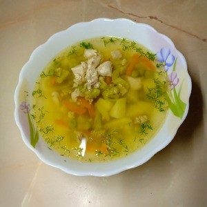 Легкий овощной суп