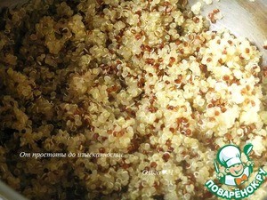 Мятный салат из киноа с зеленью Мятный салат из киноа с зеленью