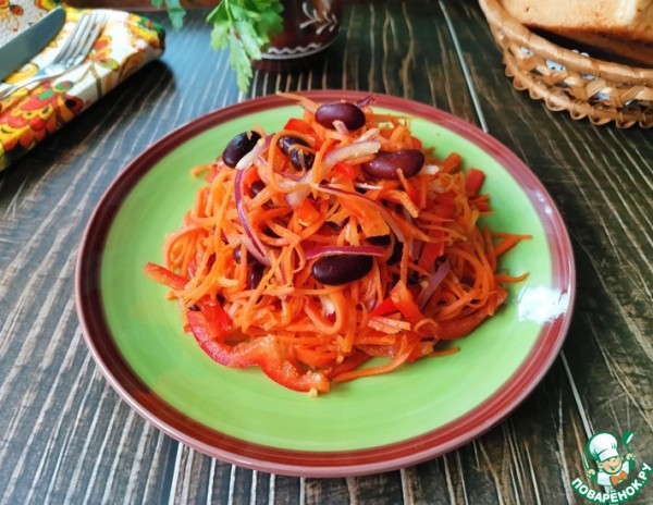 Постный салат "Алый" Постный салат "Алый"