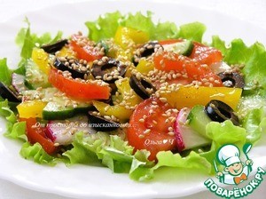 Салат "Весенние краски" Салат "Весенние краски"