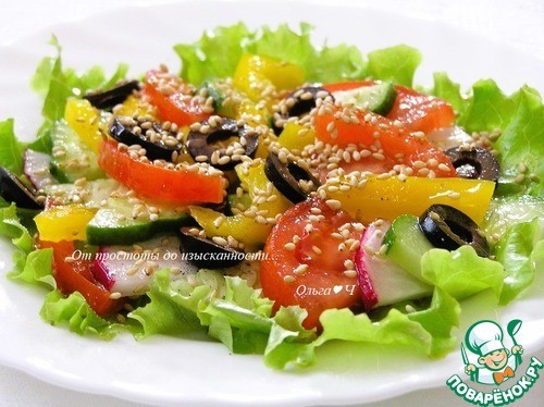 Салат "Весенние краски" Салат "Весенние краски"