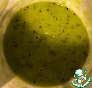 Сферические смузи-снежки из киви Сферические смузи-снежки из киви