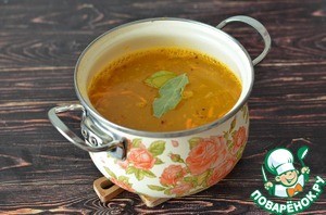 Суп из головы сёмги с пшеном Суп из головы сёмги с пшеном