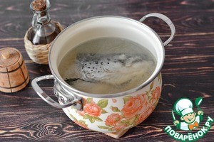 Суп из головы сёмги с пшеном Суп из головы сёмги с пшеном