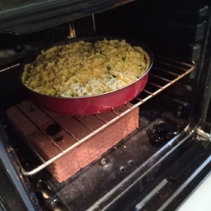 Песочный пирог со щавелем и ревенем Песочный пирог со щавелем и ревенем