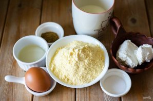 Кукурузные лепешки с творогом Кукурузные лепешки с творогом