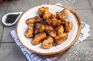 Филе куриное в соевом соусе на сковороде Филе куриное в соевом соусе на сковороде