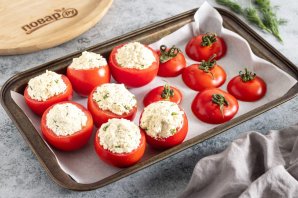 Фаршированные помидоры с тофу Фаршированные помидоры с тофу