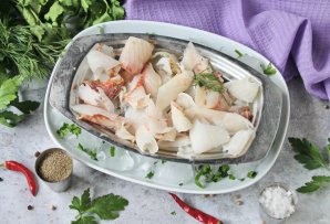 Строганина из муксуна Строганина из муксуна