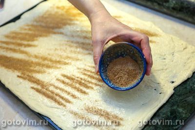 Хлеб слоеный с корицей и сахаром Хлеб слоеный с корицей и сахаром