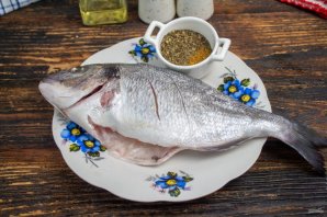 Дорадо со спаржей Дорадо со спаржей