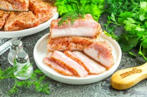 Засолка сала сухим способом Засолка сала сухим способом