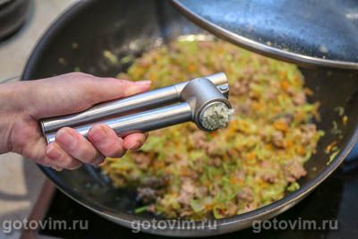Лазанья с фаршем и кабачками