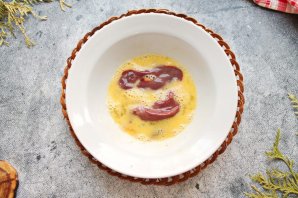 Печень куриная, жаренная со сметаной Печень куриная, жаренная со сметаной