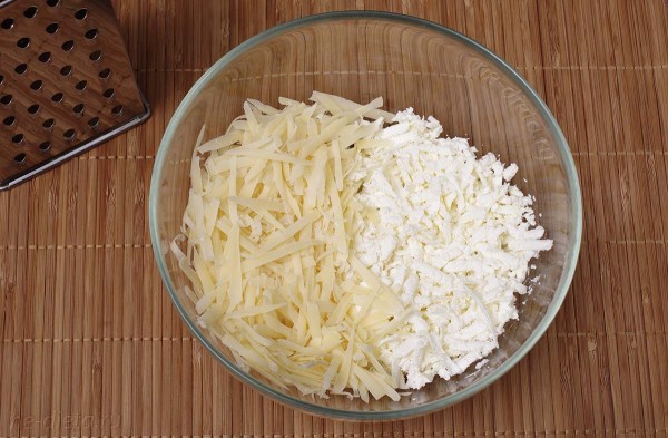 Хачапури с творогом и сыром Хачапури с творогом и сыром