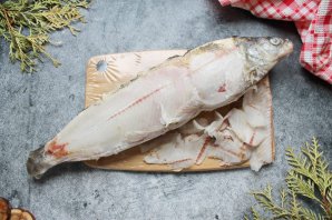 Строганина из муксуна Строганина из муксуна