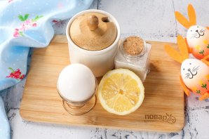 Помазка на куличи из белков Помазка на куличи из белков