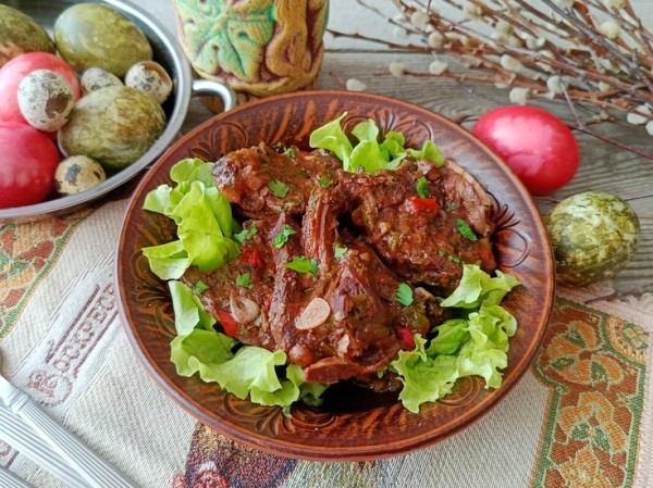 Чакапули из ягнёнка - пасхальное грузинское блюдо