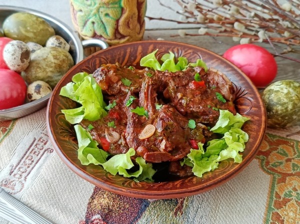 Чакапули из ягнёнка - пасхальное грузинское блюдо