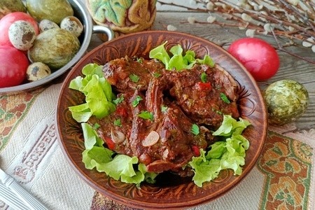 Чакапули из ягнёнка - пасхальное грузинское блюдо