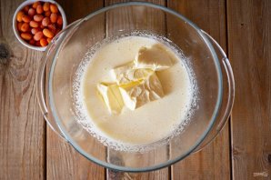 Открытый песочный пирог с творогом и ягодами Открытый песочный пирог с творогом и ягодами