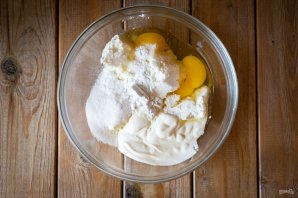 Открытый песочный пирог с творогом и ягодами Открытый песочный пирог с творогом и ягодами