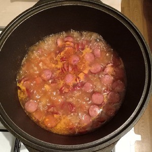 Итальянский суп с фасолью и сосисками Итальянский суп с фасолью и сосисками