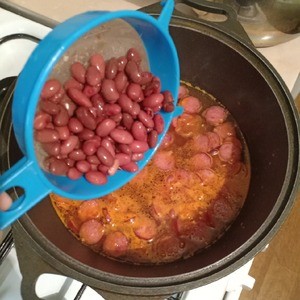 Итальянский суп с фасолью и сосисками Итальянский суп с фасолью и сосисками