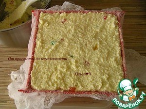 Пасха творожная заварная с цукатами