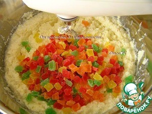 Пасха творожная заварная с цукатами