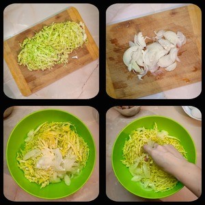 Салат из свежей капусты с яйцом