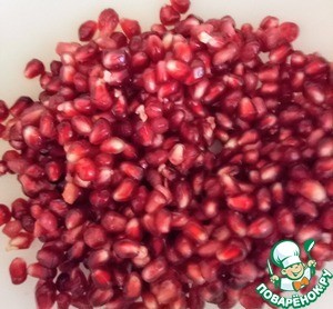 Салат с гранатом и орехами