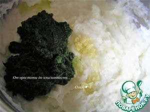 Торт-мусс с курицей и шпинатом Торт-мусс с курицей и шпинатом