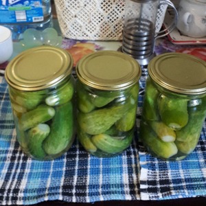 Огурцы маринованные