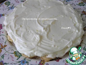 Вафельный торт с маскарпоне и киви