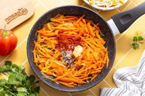 Салат из пророщенной сои по-корейски