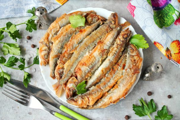 Жареная корюшка "Питерская весна" Жареная корюшка "Питерская весна"