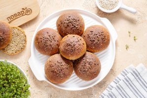 Ржаные булочки с отрубями Ржаные булочки с отрубями