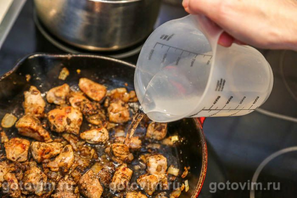 Лобио из красной фасоли с мясом