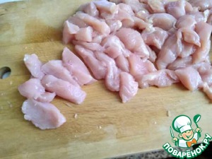 Курица с болгарским перцем в сливочном соусе Курица с болгарским перцем в сливочном соусе