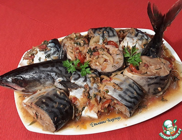 Скумбрия домашнего посола к 23 февраля Скумбрия домашнего посола к 23 февраля