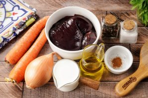 Печеночный паштет из свиной печени Печеночный паштет из свиной печени