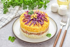 Салат "Хризантема" Салат "Хризантема"