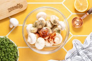 Шампиньоны в духовке